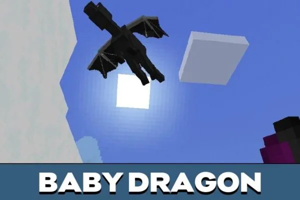 Baby Ender Dragon Mod for Minecraft PE