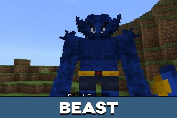 Beast from X Men Mod for Minecraft PE