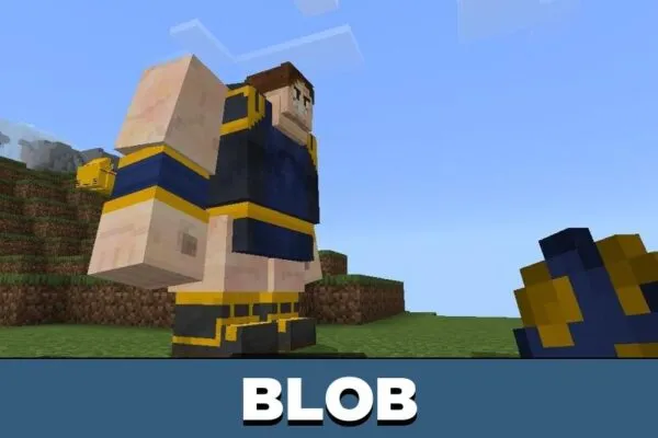 Blob from X Men Mod for Minecraft PE