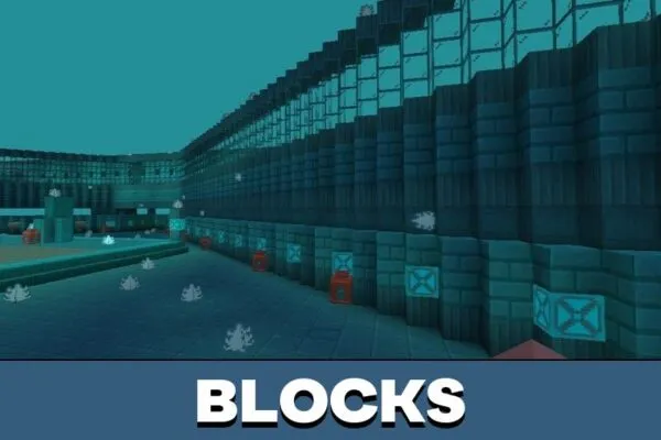 Blocks from Chicken Battle Arena Map for Minecraft PE