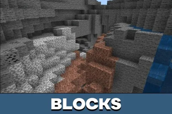 Blocks from Classic 3D Texture Pack for Minecraft PE