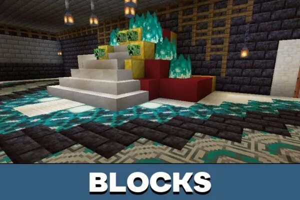 Blocks from Techno Games Map for Minecraft PE