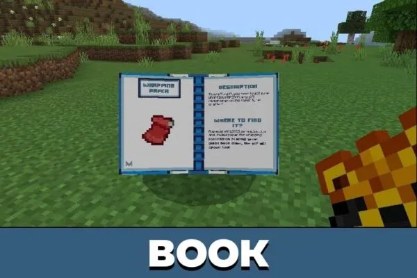 Book from Gift Mod for Minecraft PE