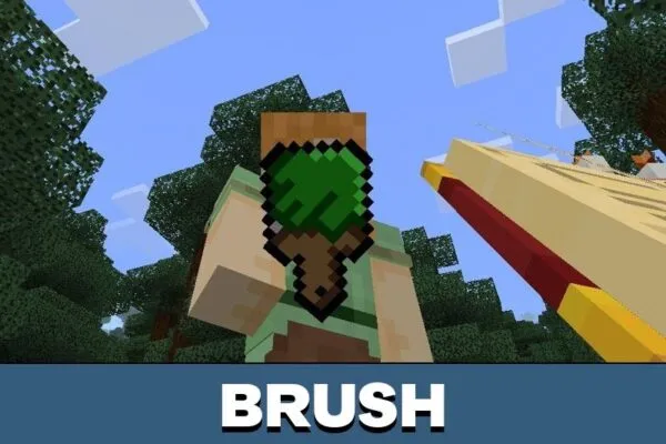 Brush from Fruit Furniture Mod for Minecraft PE