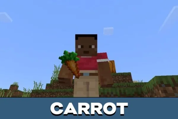 Carrot from 1 Click Harvest Mod for Minecraft PE