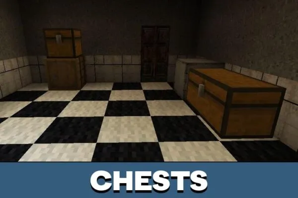 Chests from Specimen Zero Map for Minecraft PE