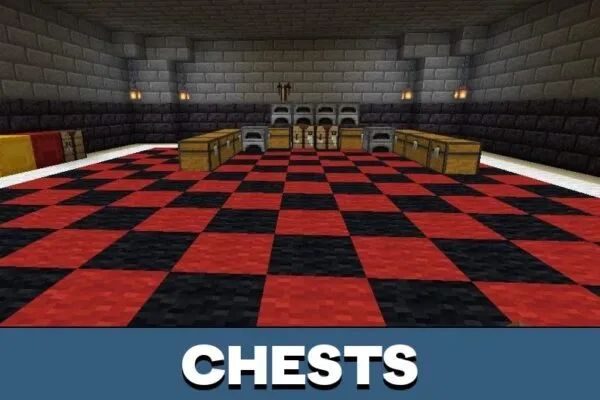 Chests from Techno Games Map for Minecraft PE