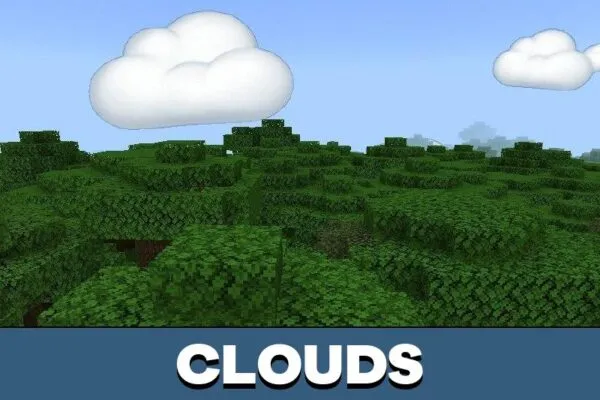 Clouds from Emoji Skys Texture Pack for Minecraft PE