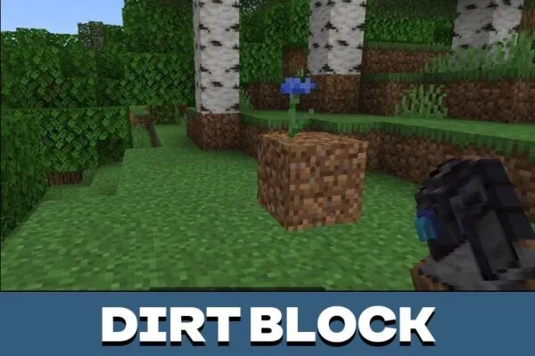 Dirt from Sentry Gun Block Mod for Minecraft PE