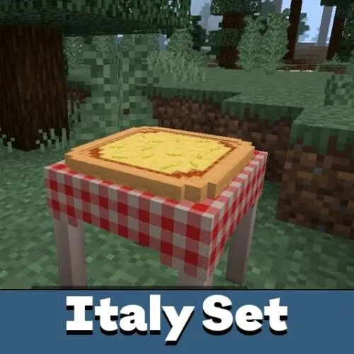 Italy Build Set Mod for Minecraft PE