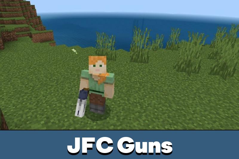 JFC Guns Mod for Minecraft PE