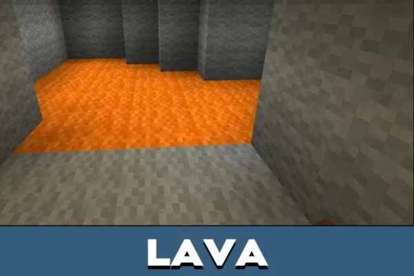 Lava from Free Edition Map for Minecraft PE