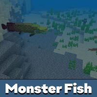 Monster Fish Mod for Minecraft PE