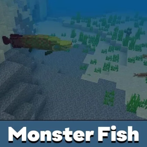 Monster Fish Mod for Minecraft PE