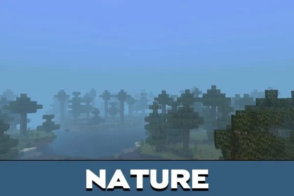 Nature from Excalibur Texture Pack for Minecraft PE