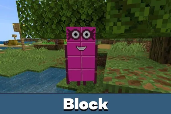 Mob from Numberblocks Mod for Minecraft PE