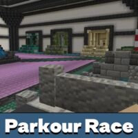 Parkour Race Games Map for Minecraft PE