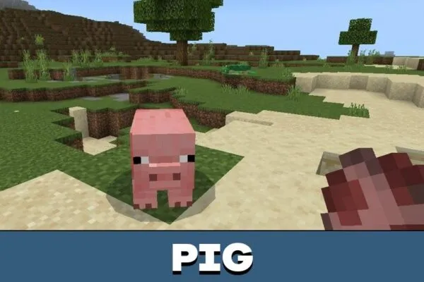 Pig from Fresh Animations Texture Pack for Minecraft PE