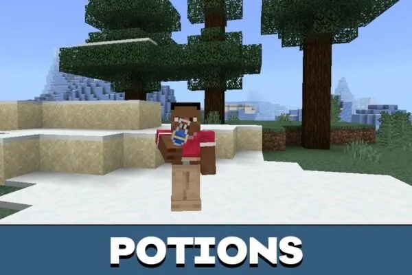 Potions from Hexeri Mod for Minecraft PE