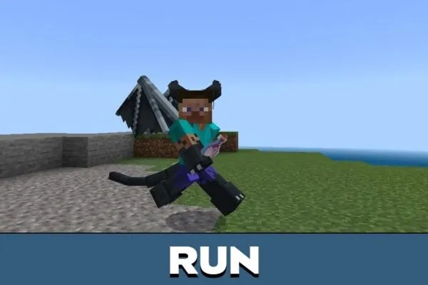 Run from Dragon Man for Minecraft PE