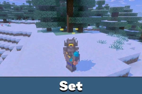 Set from Crunching Mod for Minecraft Bedrock