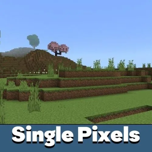 Single Pixels Texture Pack for Minecraft PE