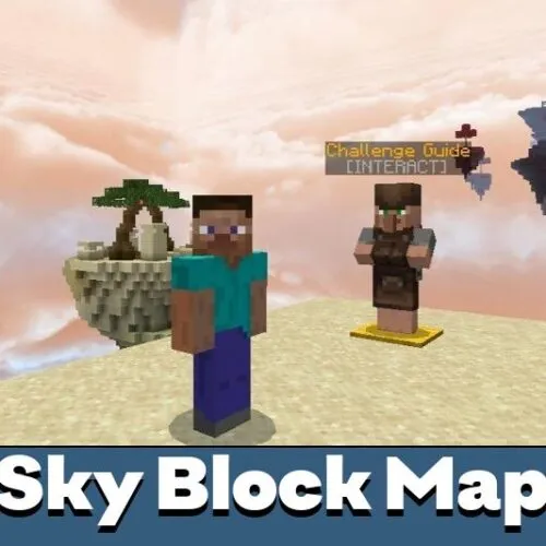 SkyBlock Map for Minecraft PE