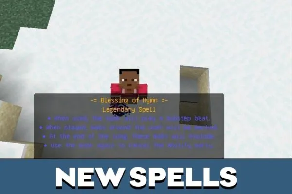 Spells from Hexeri Mod for Minecraft PE