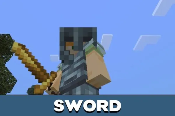 Sword from Excalibur Texture Pack for Minecraft PE