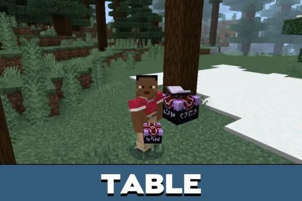 Table from Hexeri Mod for Minecraft PE