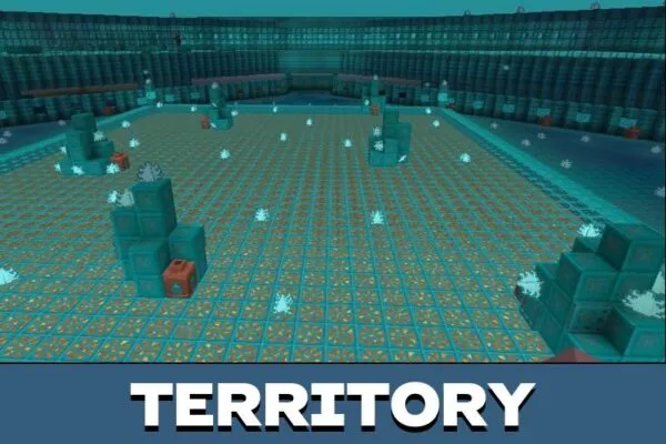 Territory from Chicken Battle Arena Map for Minecraft PE