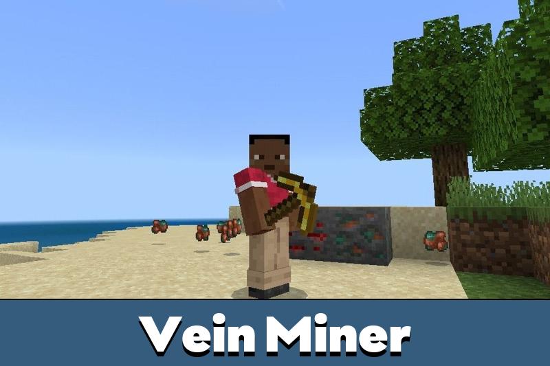 Download Vein Miner Mod for Minecraft PE - MCPEDL