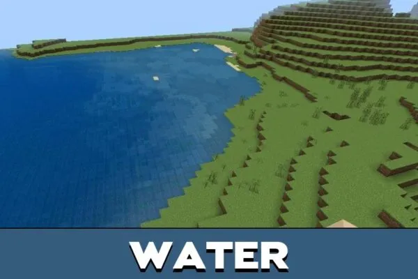 Water from Single Pixels Texture Pack for Minecraft PE