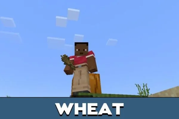 Wheat from 1 Click Harvest Mod for Minecraft PE