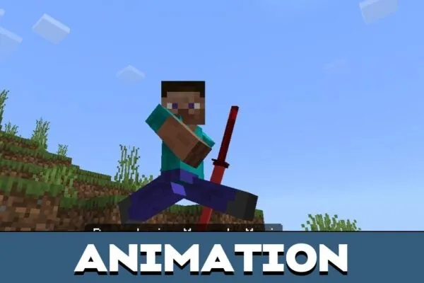 Animation from Slash Blade Mod for Minecraft PE