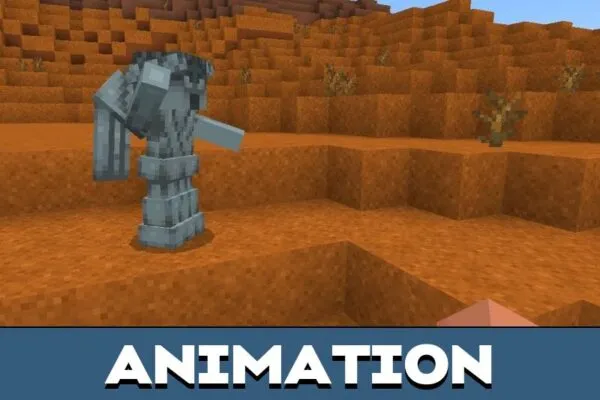 Animation from Weeping Angels Texture Pack for Minecraft PE