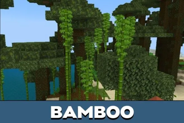 Bamboo from Better Leaves mod for Minecraft PE