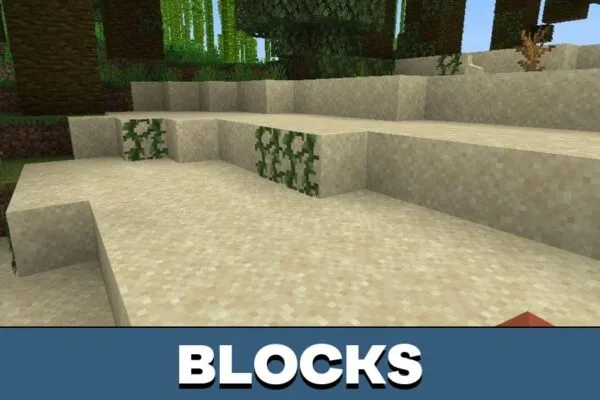 Blocks from Better Leaves mod for Minecraft PE