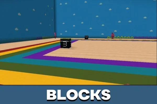 Blocks from Squid Game 2 Map for Minecraft PE