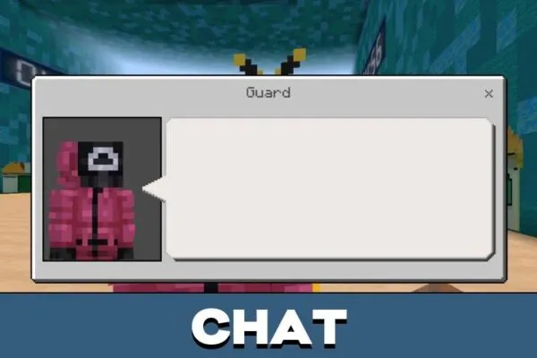 Chat from Squid Game 3 Map for Minecraft PE