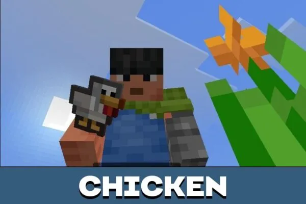 Chicken from Mobify Eggs Texture Pack for Minecraft PE