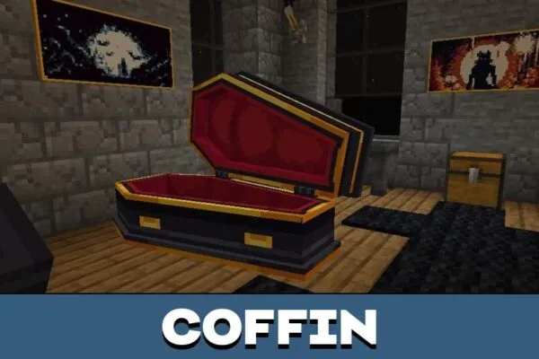 Coffin from Vampire Mod for Minecraft PE