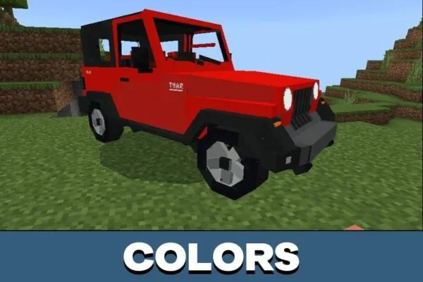 Colors from Indian Car Mod for Minecraft PE