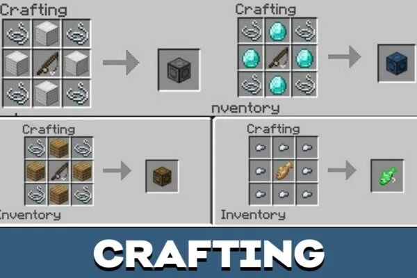 Crafting from Trap Mod for Minecraft PE