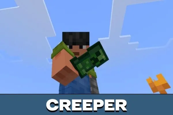 Creeper from Mobify Eggs Texture Pack for Minecraft PE