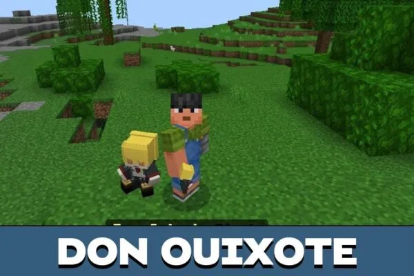 Don Ouixote from Limbus Company Plushies Mod for Minecraft PE