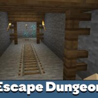 Escape the Diamond Dungeon Map for Minecraft PE