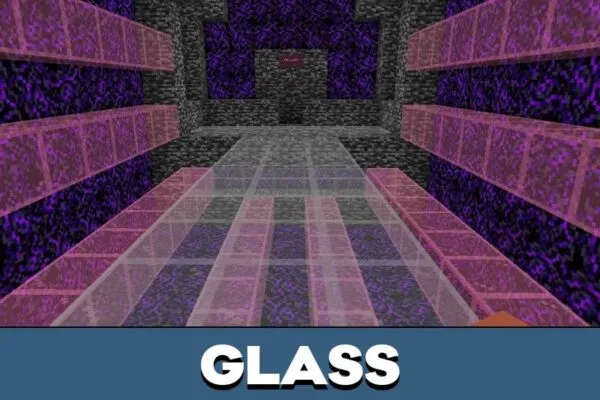 Glass from Parkour Space Game Map for Minecraft PE