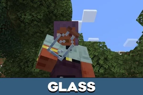 Glass from Pizza Mod for Minecraft PE