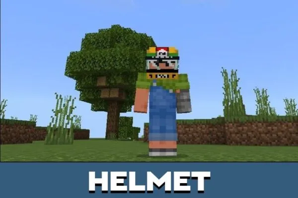 Helmet from Brasil Texture Pack for Minecraft PE